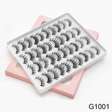 Load image into Gallery viewer, 3D Faux Mink Lashes Natural False Eyelashes Dramatic Fluffy Soft Wispy Volume Cross Reusable Eyelash MaKeup Tools
