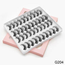 Load image into Gallery viewer, 3D Faux Mink Lashes Natural False Eyelashes Dramatic Fluffy Soft Wispy Volume Cross Reusable Eyelash MaKeup Tools
