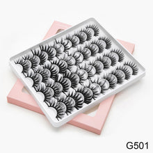 Load image into Gallery viewer, 3D Faux Mink Lashes Natural False Eyelashes Dramatic Fluffy Soft Wispy Volume Cross Reusable Eyelash MaKeup Tools
