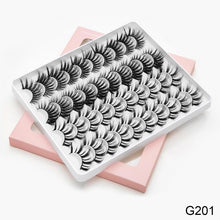 Load image into Gallery viewer, 3D Faux Mink Lashes Natural False Eyelashes Dramatic Fluffy Soft Wispy Volume Cross Reusable Eyelash MaKeup Tools
