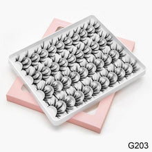 Load image into Gallery viewer, 3D Faux Mink Lashes Natural False Eyelashes Dramatic Fluffy Soft Wispy Volume Cross Reusable Eyelash MaKeup Tools

