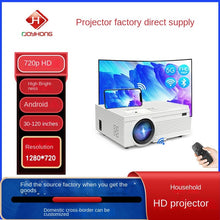 Load image into Gallery viewer, 2023 Projector Full HD 720P Portable Home Android Version Supports 1080P HD Playback Projector
