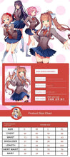 Load image into Gallery viewer, Sayori Yuri Natsuki Monika Cosplay Costume Doki Literature Club Cos Sets School Uniform  Halloween Cloth For Women
