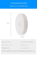Load image into Gallery viewer, Smart Led Human Body Small Induction Night Lamp USB Charging Dormitory Bedside Lamp Wiring Free Induction Lamp
