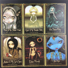 Load image into Gallery viewer, Shadow And Light Oracle Cards Mysterious Fate Divination Tarot Cards Deck Board Game With Guidebook For Kids Amusing Games
