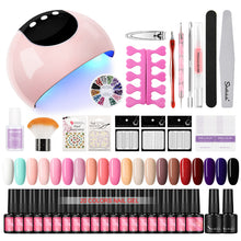 Load image into Gallery viewer, 7ML Manicure Set Nail Gel Polish Kit Varnish Nail Art Sets UV Lamp Nail Dryer Tools For Manicure Tools kit
