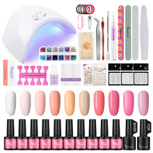 Load image into Gallery viewer, 7ML Manicure Set Nail Gel Polish Kit Varnish Nail Art Sets UV Lamp Nail Dryer Tools For Manicure Tools kit
