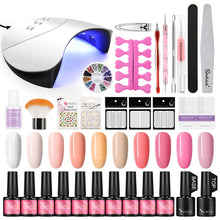 Load image into Gallery viewer, 7ML Manicure Set Nail Gel Polish Kit Varnish Nail Art Sets UV Lamp Nail Dryer Tools For Manicure Tools kit
