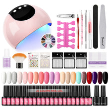 Load image into Gallery viewer, 7ML Manicure Set Nail Gel Polish Kit Varnish Nail Art Sets UV Lamp Nail Dryer Tools For Manicure Tools kit
