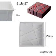 Load image into Gallery viewer, Art Cake Decorating Mold 3D Silicone Molds Baking Tools For Heart Round Cakes Chocolate Brownie Mousse Make Dessert Pan
