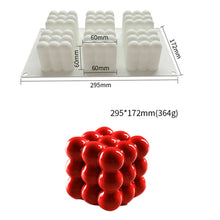 Load image into Gallery viewer, Art Cake Decorating Mold 3D Silicone Molds Baking Tools For Heart Round Cakes Chocolate Brownie Mousse Make Dessert Pan
