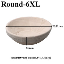 Load image into Gallery viewer, Various Shapes Fermentation Rattan Basket Country Bread Baguette Dough  Proofing Proving Baskets
