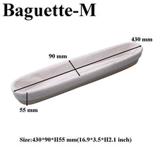 Load image into Gallery viewer, Various Shapes Fermentation Rattan Basket Country Bread Baguette Dough  Proofing Proving Baskets
