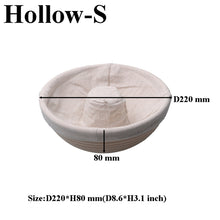 Load image into Gallery viewer, Various Shapes Fermentation Rattan Basket Country Bread Baguette Dough  Proofing Proving Baskets
