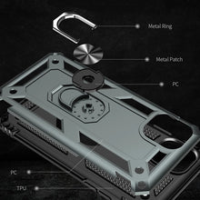 Load image into Gallery viewer, Shockproof Armor Case For iPhone 12 11 Pro XS Max X XR Car Holder Phone Case For iPhone 7 8 6 6s Plus SE 12 Mini 2020 Cover
