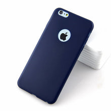 Load image into Gallery viewer, Silicon Case for iPhone 6S 6 7 8 Plus 7Plus 8Plus SE 2020 iphone 11 12 Pro 12 mini X XS MAX XR Gel Cell Phone Cover Casing Coque
