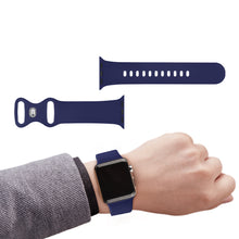 Load image into Gallery viewer, Silicone Bracelet Band for Apple Watch Strap 7 6 5 4 3 SE 42MM 38MM 44MM 40MM Sport Strap for iWatch 41/45MM Smart Watch correa
