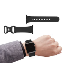 Load image into Gallery viewer, Silicone Bracelet Band for Apple Watch Strap 7 6 5 4 3 SE 42MM 38MM 44MM 40MM Sport Strap for iWatch 41/45MM Smart Watch correa
