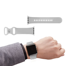 Load image into Gallery viewer, Silicone Bracelet Band for Apple Watch Strap 7 6 5 4 3 SE 42MM 38MM 44MM 40MM Sport Strap for iWatch 41/45MM Smart Watch correa
