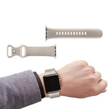 Load image into Gallery viewer, Silicone Bracelet Band for Apple Watch Strap 7 6 5 4 3 SE 42MM 38MM 44MM 40MM Sport Strap for iWatch 41/45MM Smart Watch correa

