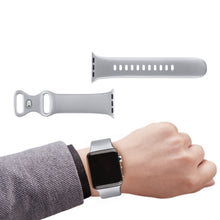 Load image into Gallery viewer, Silicone Bracelet Band for Apple Watch Strap 7 6 5 4 3 SE 42MM 38MM 44MM 40MM Sport Strap for iWatch 41/45MM Smart Watch correa
