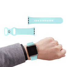 Load image into Gallery viewer, Silicone Bracelet Band for Apple Watch Strap 7 6 5 4 3 SE 42MM 38MM 44MM 40MM Sport Strap for iWatch 41/45MM Smart Watch correa
