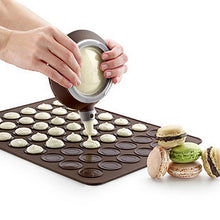 Load image into Gallery viewer, Silicone DIY Mold 30-Cavity Baking Mat Hot NEW Silicone Macaron Macaroon Pastry Oven Baking Mould Sheet Mat Random Color
