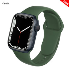 Load image into Gallery viewer, Silicone Strap For Apple Watch Band 44mm 40mm 38mm 42Mm Correa Iwatch Serie Se 6 5 4 3 Bracelet Apple Watch Series 7 45mm 41mm
