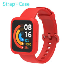 Load image into Gallery viewer, Silicone WatchBand For Redmi watch 2/Lite Strap Wristbands Bracelet For XiaoMi RedMi Watch Watchband WristBand + Protective case
