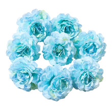 Load image into Gallery viewer, Artificial Flowers 5CM Silk Rose Head Wedding Sina Hand Bouquet Party Home Garden DIY Decor Christmas Gift Wreath Scrapbooking

