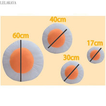 Load image into Gallery viewer, Simulation Fried Egg Plush Toys 40cm Cute Poached Egg Pillow With Blanket Food Plush Doll Soft Nap Pillow Funny Gifts For Kids
