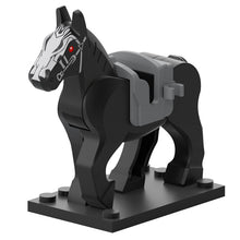 Load image into Gallery viewer, Single Sell Medieval Knight Roman War Horse Rohan Animal Building Blocks Action Figures Toys For Children Koruit XP1007-1016
