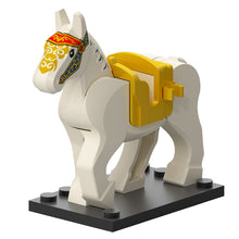 Load image into Gallery viewer, Single Sell Medieval Knight Roman War Horse Rohan Animal Building Blocks Action Figures Toys For Children Koruit XP1007-1016
