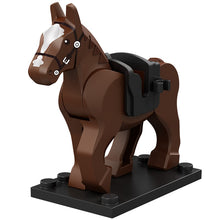 Load image into Gallery viewer, Single Sell Medieval Knight Roman War Horse Rohan Animal Building Blocks Action Figures Toys For Children Koruit XP1007-1016
