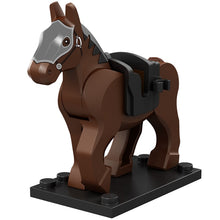 Load image into Gallery viewer, Single Sell Medieval Knight Roman War Horse Rohan Animal Building Blocks Action Figures Toys For Children Koruit XP1007-1016
