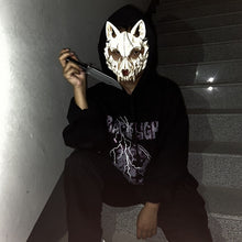 Load image into Gallery viewer, Skull Party Mask Demon Werewolf Tigers Skull Half Face Cover Mask Halloween Dance Prom Cosplay Costume Mask Prop
