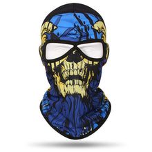 Load image into Gallery viewer, Skull Printed Bandana Breathable Outdoor Cool Sunscreen Balaclava Windproof Lycra Motorcycle Face Mask Cycling Bicycle Headgear
