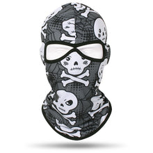 Load image into Gallery viewer, Skull Printed Bandana Breathable Outdoor Cool Sunscreen Balaclava Windproof Lycra Motorcycle Face Mask Cycling Bicycle Headgear
