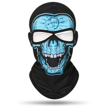 Load image into Gallery viewer, Skull Printed Bandana Breathable Outdoor Cool Sunscreen Balaclava Windproof Lycra Motorcycle Face Mask Cycling Bicycle Headgear
