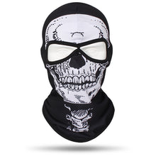 Load image into Gallery viewer, Skull Printed Bandana Breathable Outdoor Cool Sunscreen Balaclava Windproof Lycra Motorcycle Face Mask Cycling Bicycle Headgear
