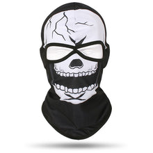 Load image into Gallery viewer, Skull Printed Bandana Breathable Outdoor Cool Sunscreen Balaclava Windproof Lycra Motorcycle Face Mask Cycling Bicycle Headgear
