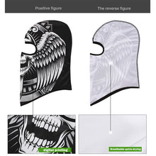 Load image into Gallery viewer, Skull Printed Bandana Breathable Outdoor Cool Sunscreen Balaclava Windproof Lycra Motorcycle Face Mask Cycling Bicycle Headgear

