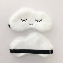 Load image into Gallery viewer, Sleep Eye Mask Cute Plush Eye Cover Kids Sleeping Mask Cartoon Travel Rest Eye Shade Band Eye Patch Blindfold Sleep Aid Eyepatch
