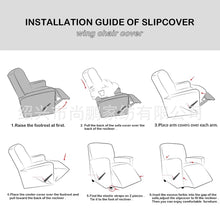 Load image into Gallery viewer, Sofa \Cover High Elasticity Solid Color All-Inclusive Rocker Cover Thick Fabric Recliner Cover
