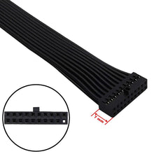 Load image into Gallery viewer, Small Mini USB 3.0 19/20 Pin Internal Extension Header Adapter Cable for Motherboard 4.7 Inches (2 Pack)
