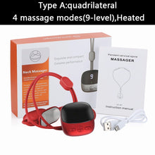 Load image into Gallery viewer, Smart Hanging Neck Massager Heating TENS EMS Pulse Necklace Microcurrent Cervical Shoulder Spine Kneading Low Frequency Relaxi
