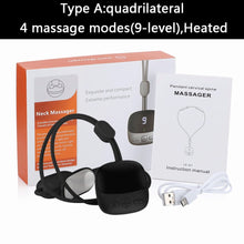 Load image into Gallery viewer, Smart Hanging Neck Massager Heating TENS EMS Pulse Necklace Microcurrent Cervical Shoulder Spine Kneading Low Frequency Relaxi
