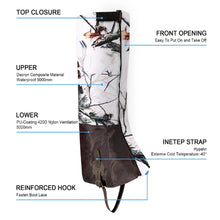 Load image into Gallery viewer, Snow Leg Gaiters Outdoor Boots Cover Waterproof Ultralight Gaiters Leg Protection Guard For Hiking Climbing Trekking
