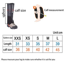 Load image into Gallery viewer, Hiking Waterproof Tourist Legging Shoes Warmer rackets Outdoor Camping Trekking Skiing Hunting Snake Shoe Cover
