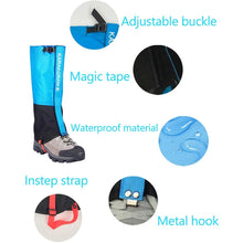 Load image into Gallery viewer, Hiking Waterproof Tourist Legging Shoes Warmer rackets Outdoor Camping Trekking Skiing Hunting Snake Shoe Cover

